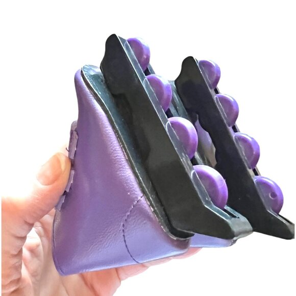 Doll’s purple Rollerblades & Visor Fits 18” Doll - Picture 4 of 4